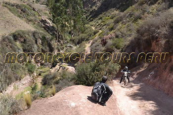 Motorcycle tour to Moray, dirt road